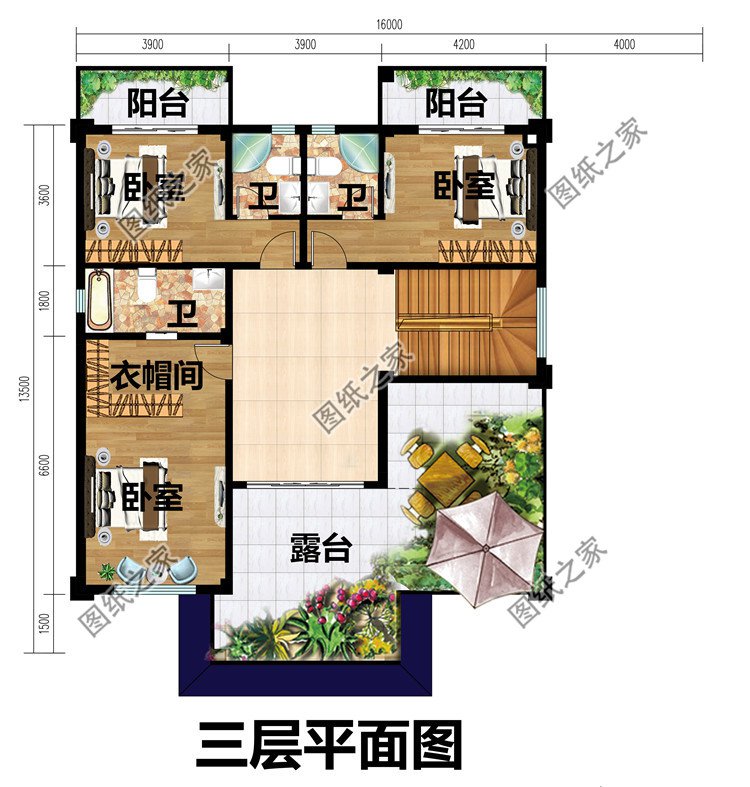 帶地下室設(shè)計三層自建房別墅設(shè)計圖