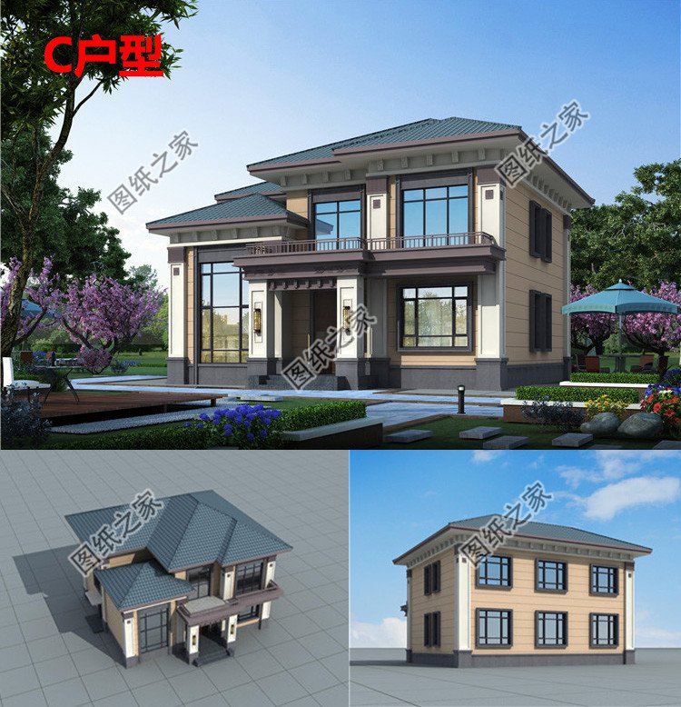 新農(nóng)村二層房屋設(shè)計(jì)圖紙