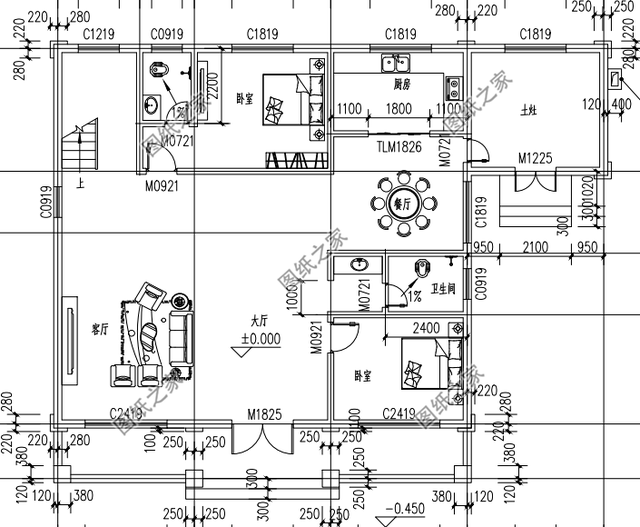 農(nóng)村二層簡約房子圖片，造型簡單，打造溫馨的家