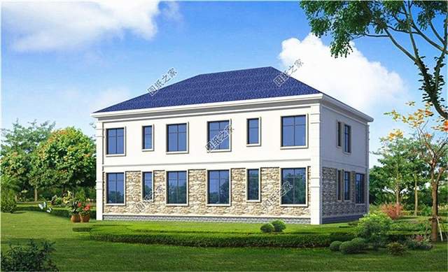 農村二層雙拼小洋樓，簡單大氣看過來吧