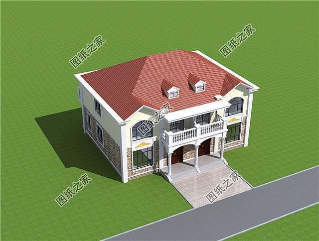 農村二層雙拼小洋樓，簡單大氣看過來吧