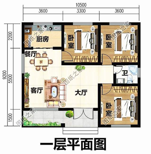 農(nóng)村自建一層極簡主義小別墅，簡約而不簡單