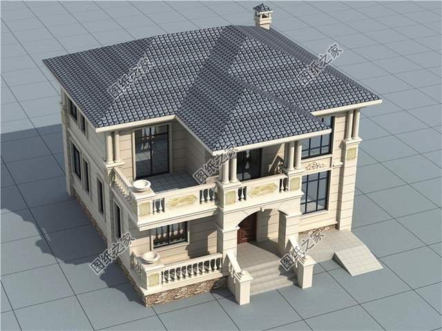 農(nóng)村經(jīng)典占地120平歐式二層別墅盡顯不一樣的光芒