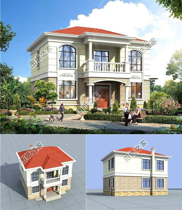 最為實用的造型簡單的二層磚混自建房，大家都很喜歡