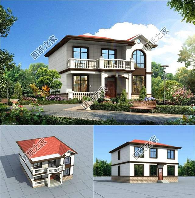 最為實用的造型簡單的二層磚混自建房，大家都很喜歡