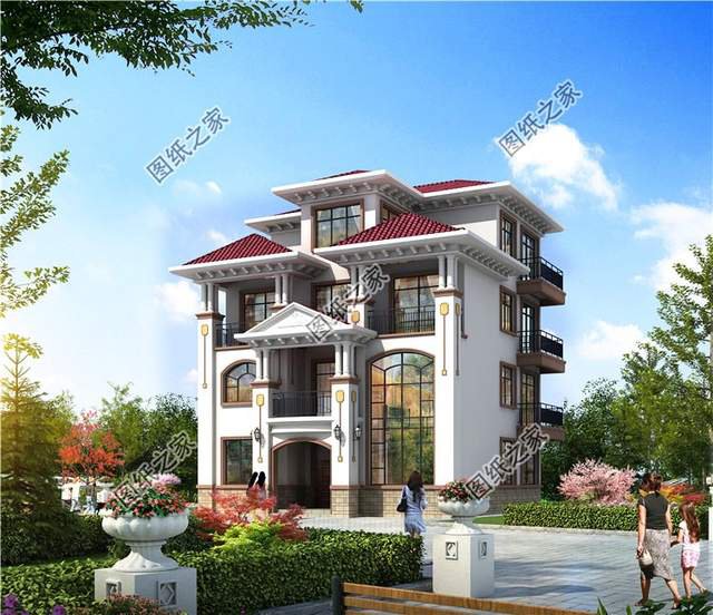 超氣派的農(nóng)村自建房豪華大別墅設(shè)計圖，簡直無法比擬