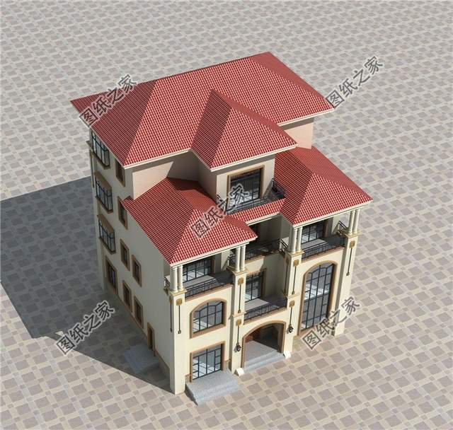 超氣派的農(nóng)村自建房豪華大別墅設(shè)計圖，簡直無法比擬