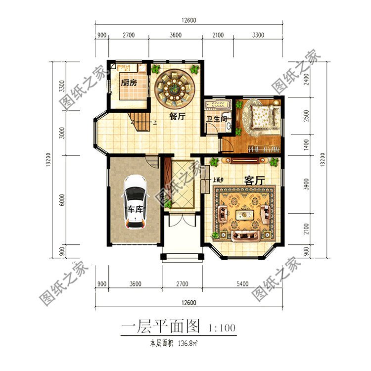 造價20萬左右?guī)к噹斓亩觿e墅設(shè)計圖，簡直美麗動人