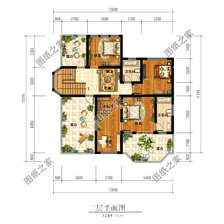 造價20萬左右?guī)к噹斓亩觿e墅設(shè)計圖，簡直美麗動人