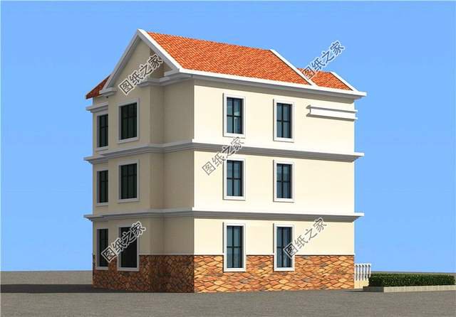 誰看了都豎大拇指的三層帶電梯別墅效果圖，絕了