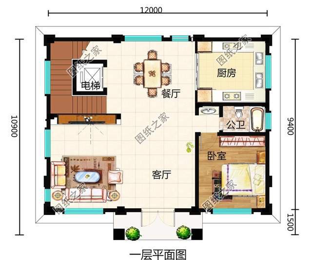 誰看了都豎大拇指的三層帶電梯別墅效果圖，絕了