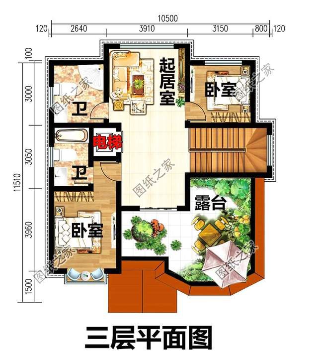 誰看了都豎大拇指的三層帶電梯別墅效果圖，絕了