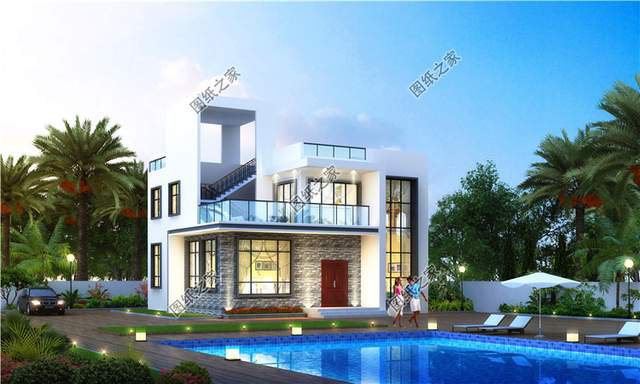 現(xiàn)代年輕人喜歡的簡(jiǎn)約輕奢二層別墅，引領(lǐng)時(shí)尚潮流