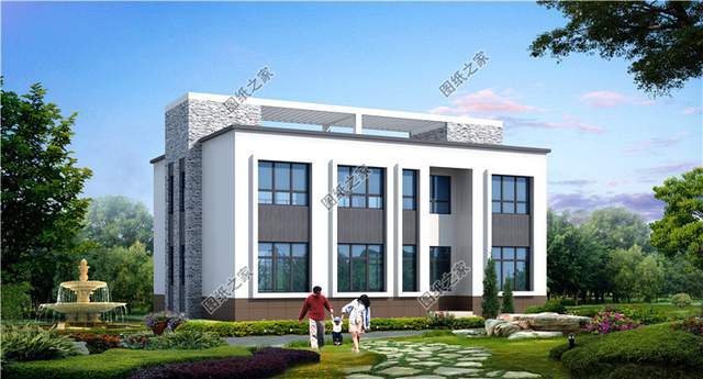 現(xiàn)代年輕人喜歡的簡(jiǎn)約輕奢二層別墅，引領(lǐng)時(shí)尚潮流