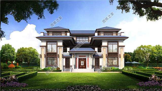 戳中人心的新中式四合院設(shè)計圖，一雅一致盡在庭院之中