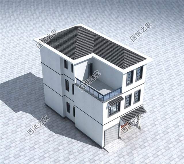 不帶羅馬柱的超現(xiàn)代三層別墅設(shè)計(jì)圖，這樣的風(fēng)格你愛(ài)了嗎