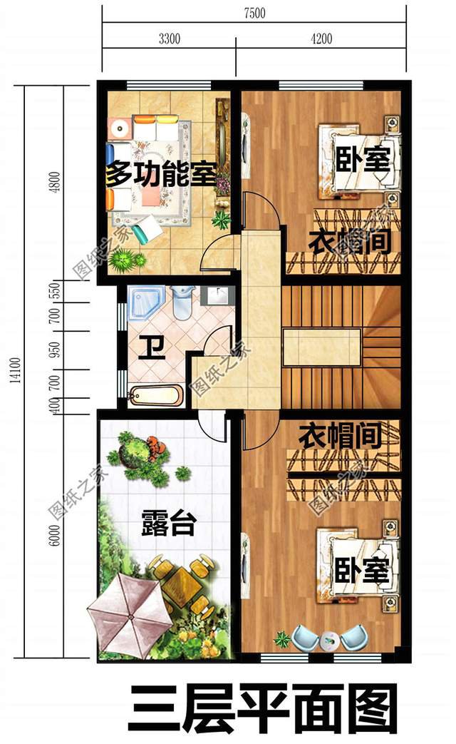 不帶羅馬柱的超現(xiàn)代三層別墅設(shè)計(jì)圖，這樣的風(fēng)格你愛(ài)了嗎