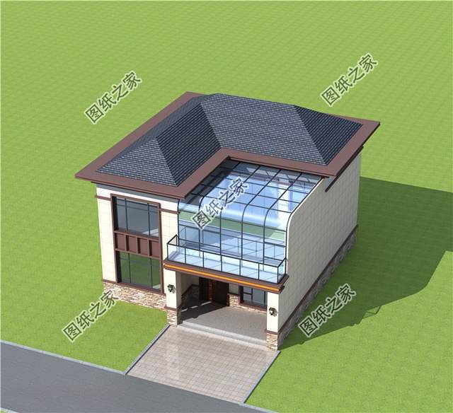 開間11×13米的小清新二層別墅設計圖，賊亮眼