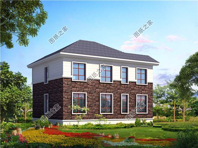 開間11×13米的小清新二層別墅設計圖，賊亮眼