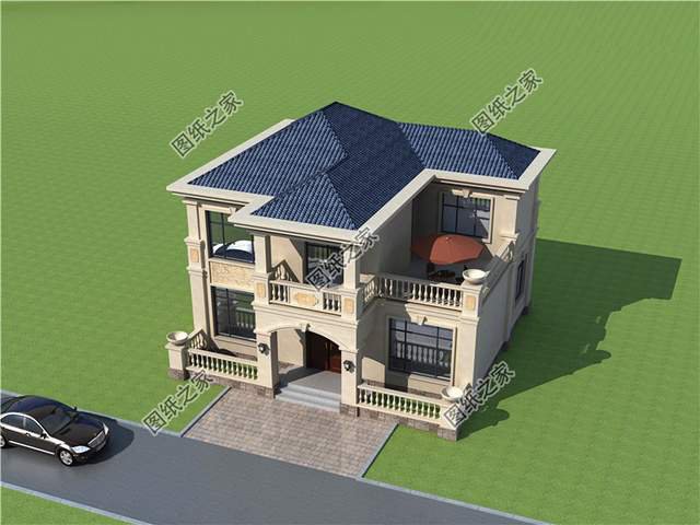 開間11×13米的小清新二層別墅設計圖，賊亮眼