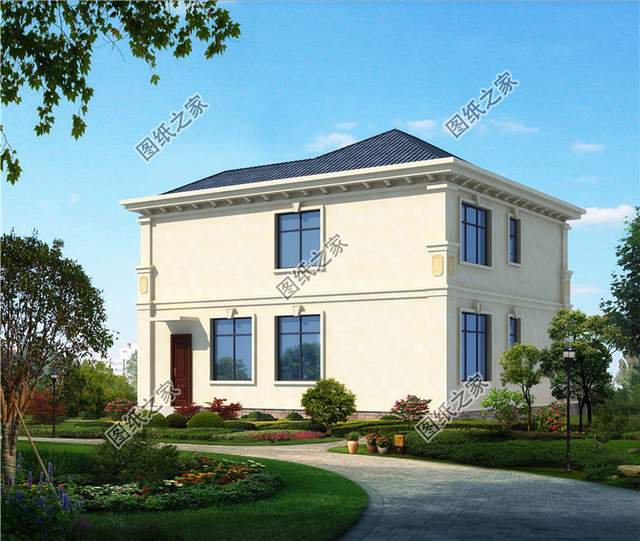 開間11×13米的小清新二層別墅設計圖，賊亮眼