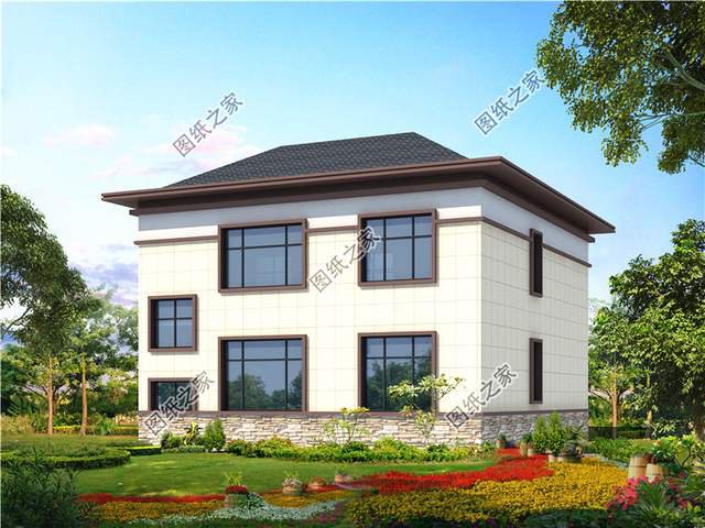 開間11×13米的小清新二層別墅設計圖，賊亮眼