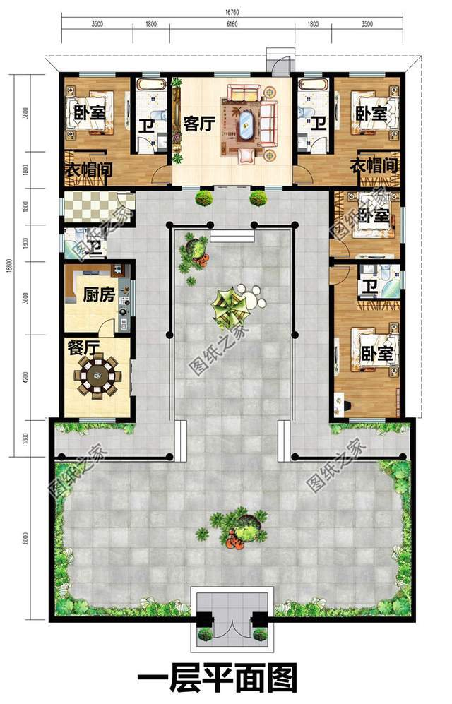 古香古氣的新中式一層別墅，濃濃的書香味
