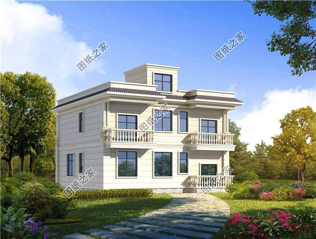 平屋頂、坡屋頂二層自建房帶給你不一樣的視覺沖擊效果