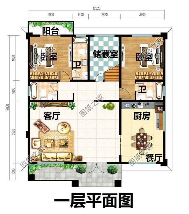 平屋頂、坡屋頂二層自建房帶給你不一樣的視覺沖擊效果
