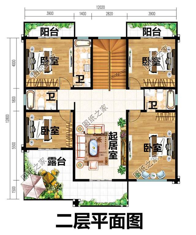 平屋頂、坡屋頂二層自建房帶給你不一樣的視覺沖擊效果