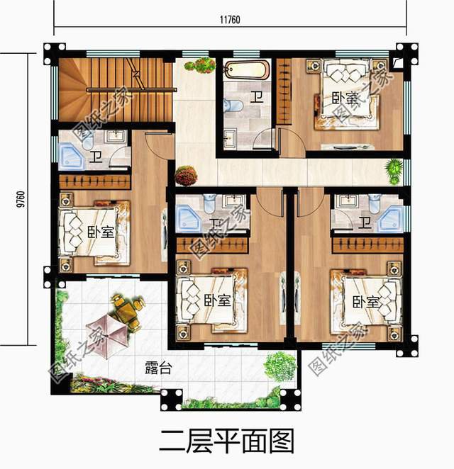 平屋頂、坡屋頂二層自建房帶給你不一樣的視覺沖擊效果