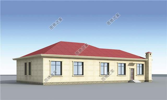 超大平多風(fēng)格一層別墅設(shè)計(jì)圖紙，真是有派又有面