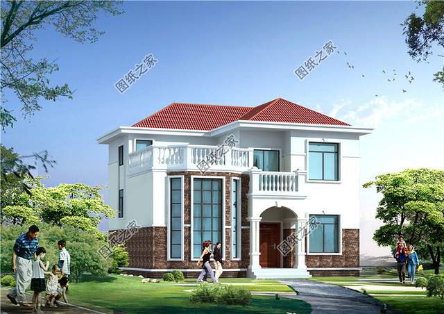 農(nóng)村建房，必備二層挑空別墅，高大上的典范