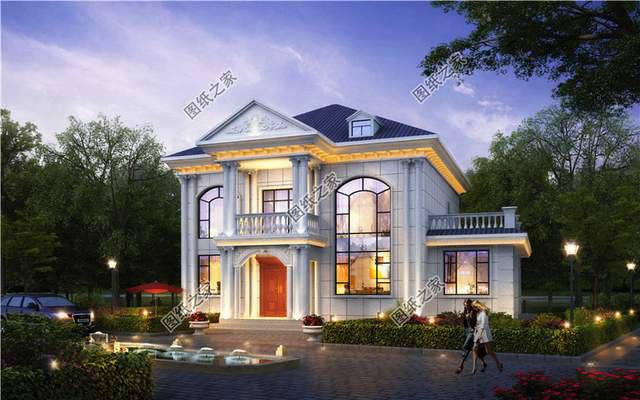 農(nóng)村建房，必備二層挑空別墅，高大上的典范