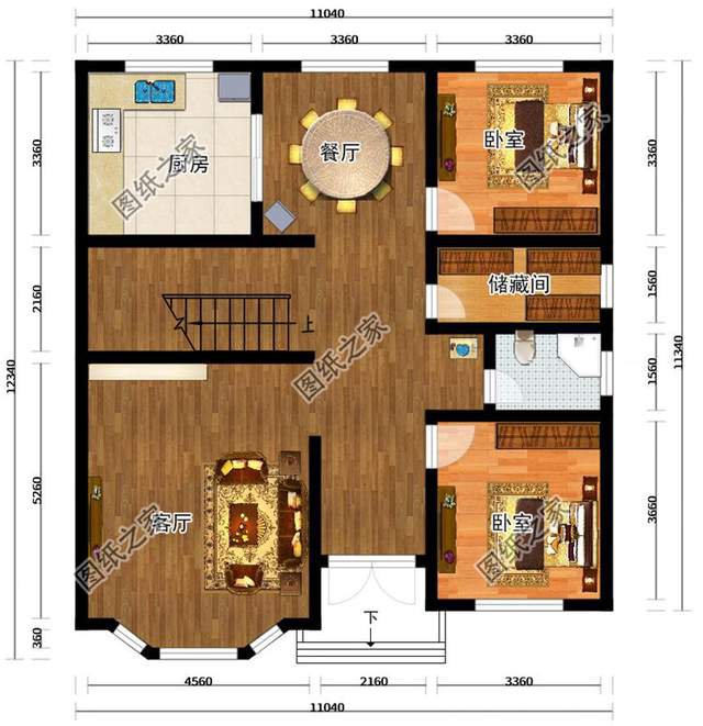 農(nóng)村建房，必備二層挑空別墅，高大上的典范