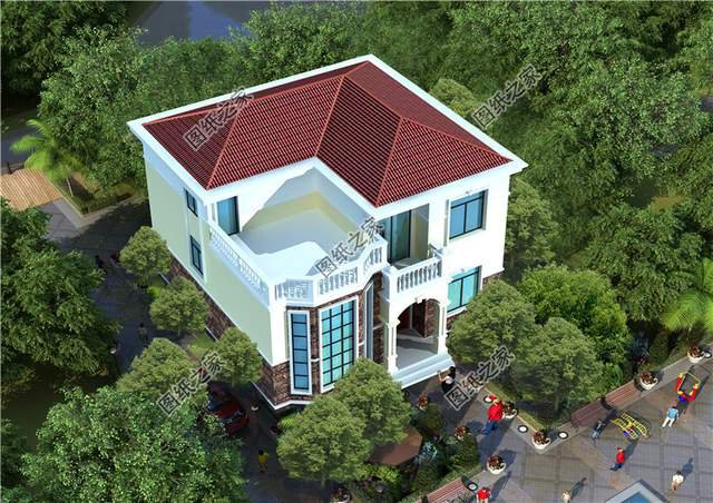 農(nóng)村建房，必備二層挑空別墅，高大上的典范