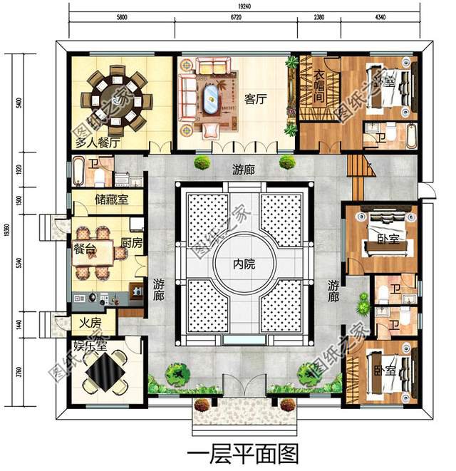 令人嘆為觀止的四合院別墅設(shè)計圖，帶給我們氣勢磅礴的感覺