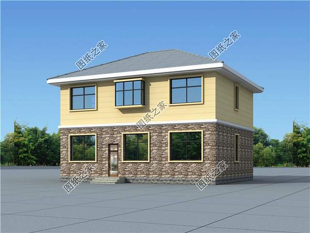 戶型方正經(jīng)濟(jì)又實(shí)惠的二層小別墅，幸福生活的小開(kāi)始