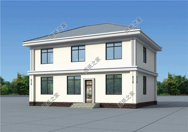 戶型方正經(jīng)濟(jì)又實(shí)惠的二層小別墅，幸福生活的小開(kāi)始