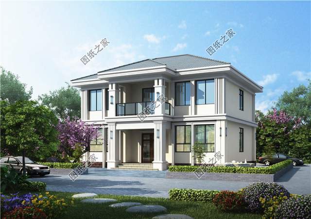 戶型方正經(jīng)濟(jì)又實(shí)惠的二層小別墅，幸福生活的小開(kāi)始