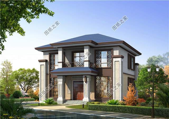 戶型方正經(jīng)濟(jì)又實(shí)惠的二層小別墅，幸福生活的小開(kāi)始