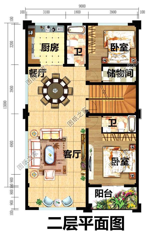 帶商鋪的農(nóng)村自建房設(shè)計(jì)圖紙，在家躺著就能掙錢