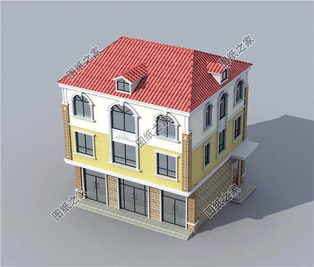 帶商鋪的農(nóng)村自建房設(shè)計(jì)圖紙，在家躺著就能掙錢