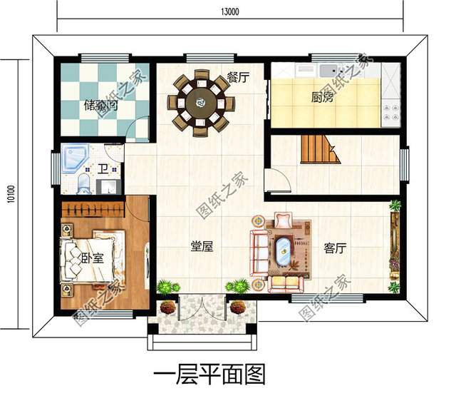 占地120平左右，帶露臺的超實用二層小洋房，濃濃的煙火氣