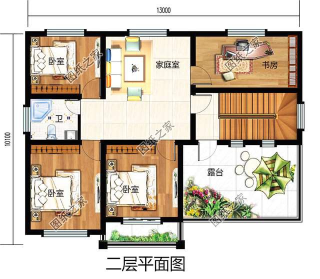 占地120平左右，帶露臺的超實用二層小洋房，濃濃的煙火氣