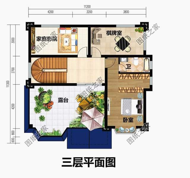 三層歐式風(fēng)格別墅，大氣羅馬柱，滿滿的入室儀式感