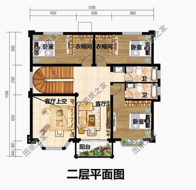 三層歐式風(fēng)格別墅，大氣羅馬柱，滿滿的入室儀式感