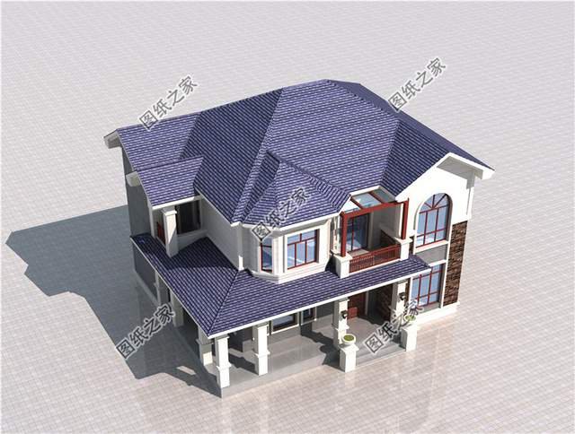 造價25萬左右的田園二層小別墅，深受人們喜愛