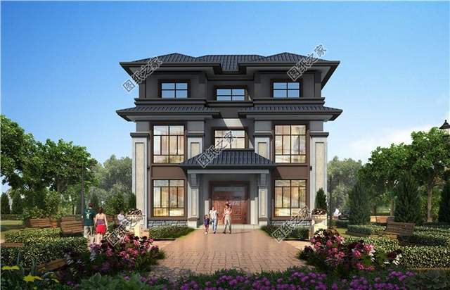 優(yōu)雅極了！讓人喜愛的30萬左右的中式三層別墅，生活舒適的選擇