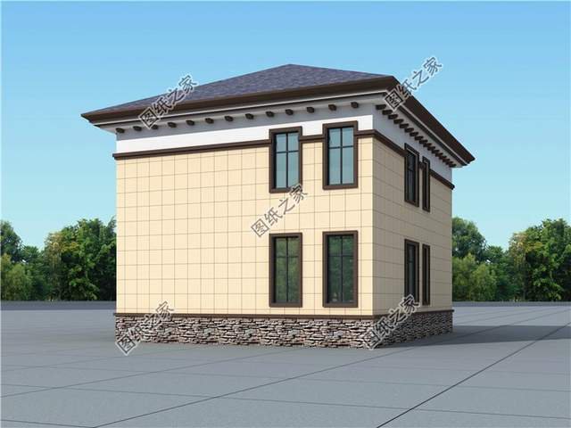 鄉(xiāng)村時尚二層小別墅，占地100平左右小面積大智慧